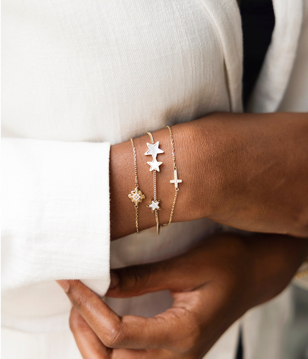 Bracelet Acilia (Acier doré)