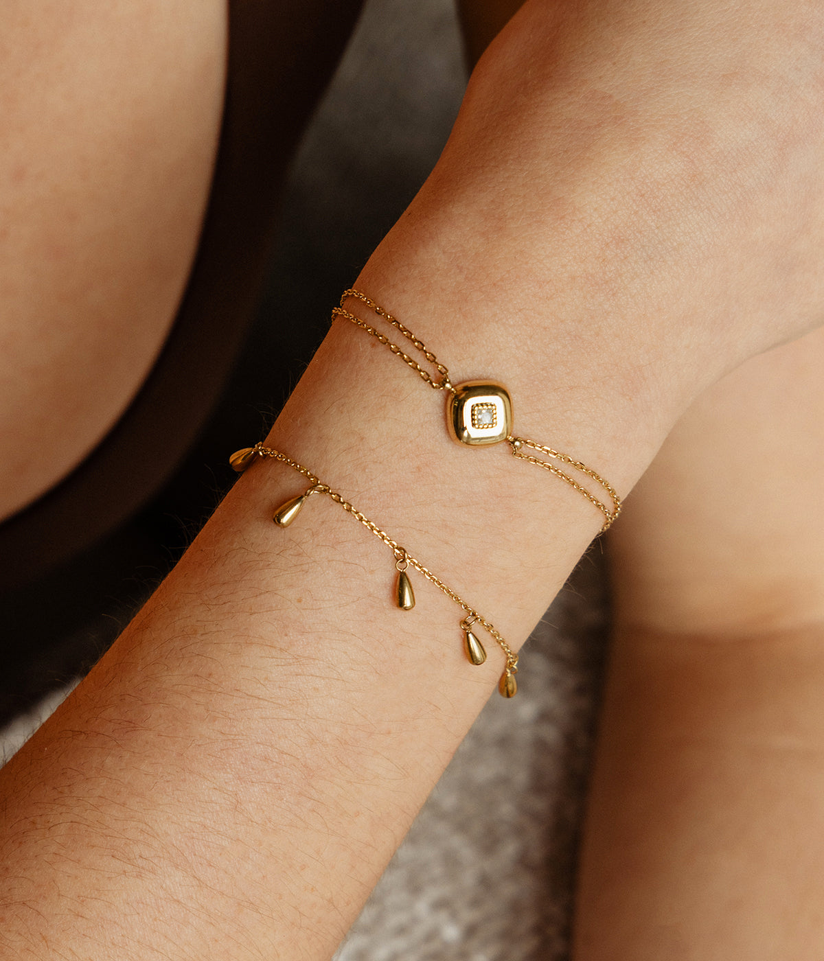 Bracelet Zuani (Acier doré)