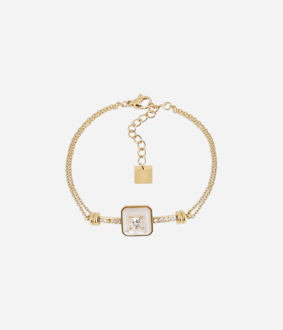 Bracelet Codex (Acier doré)