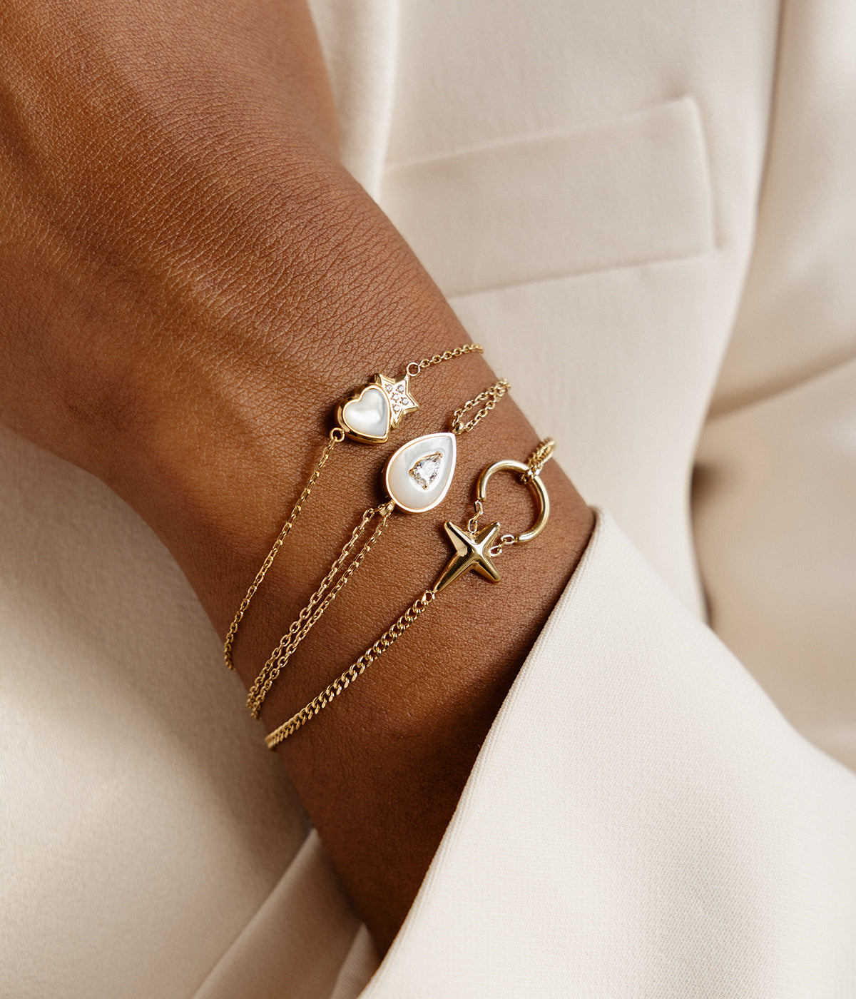 Bracelet Montresta (Acier doré)