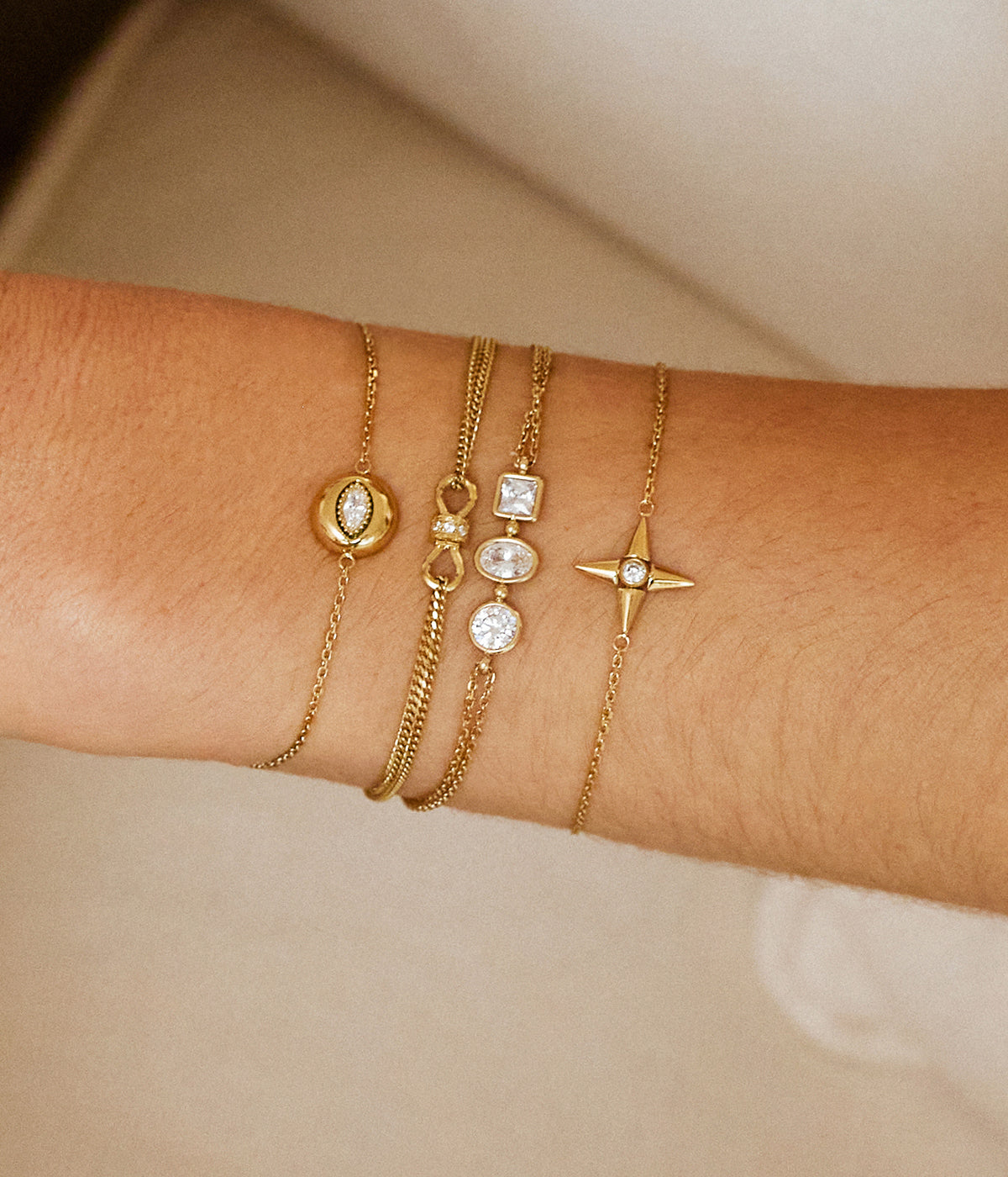 Bracelet Leonardo (Acier doré)