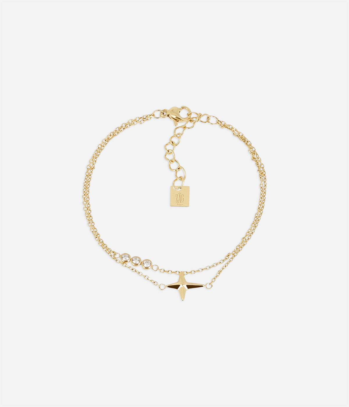 Bracelet Lumbaldu (Acier doré)