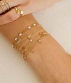 Bracelet Lumbaldu (Acier doré)
