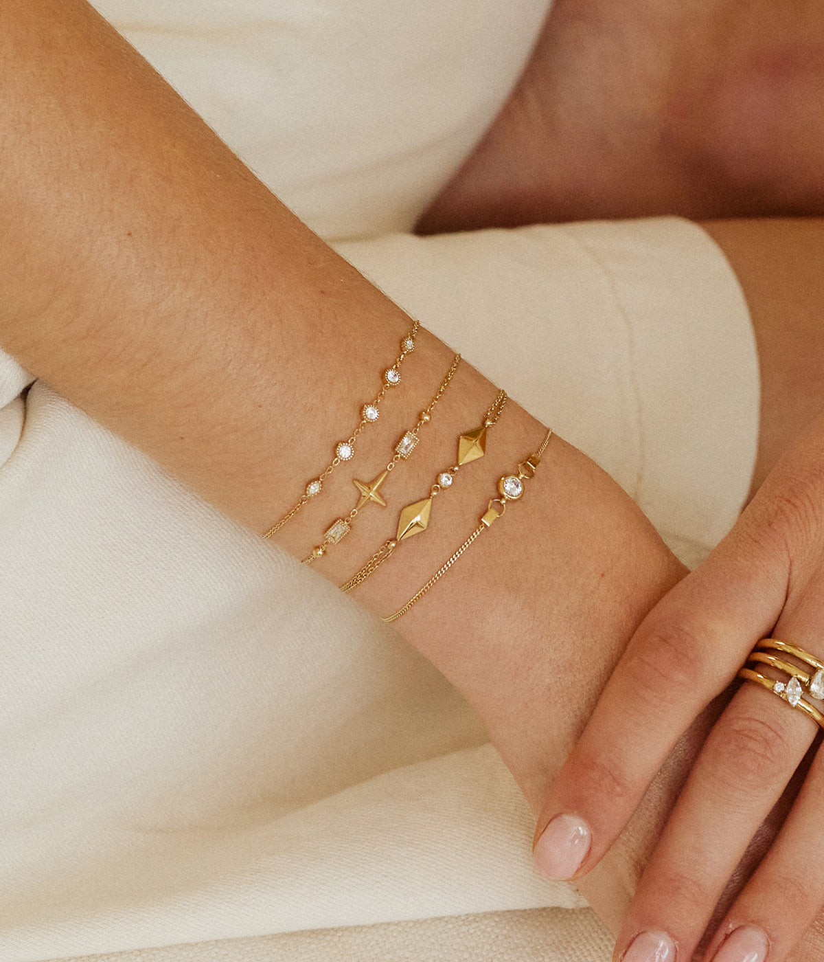 Bracelet Paterno (Acier doré)