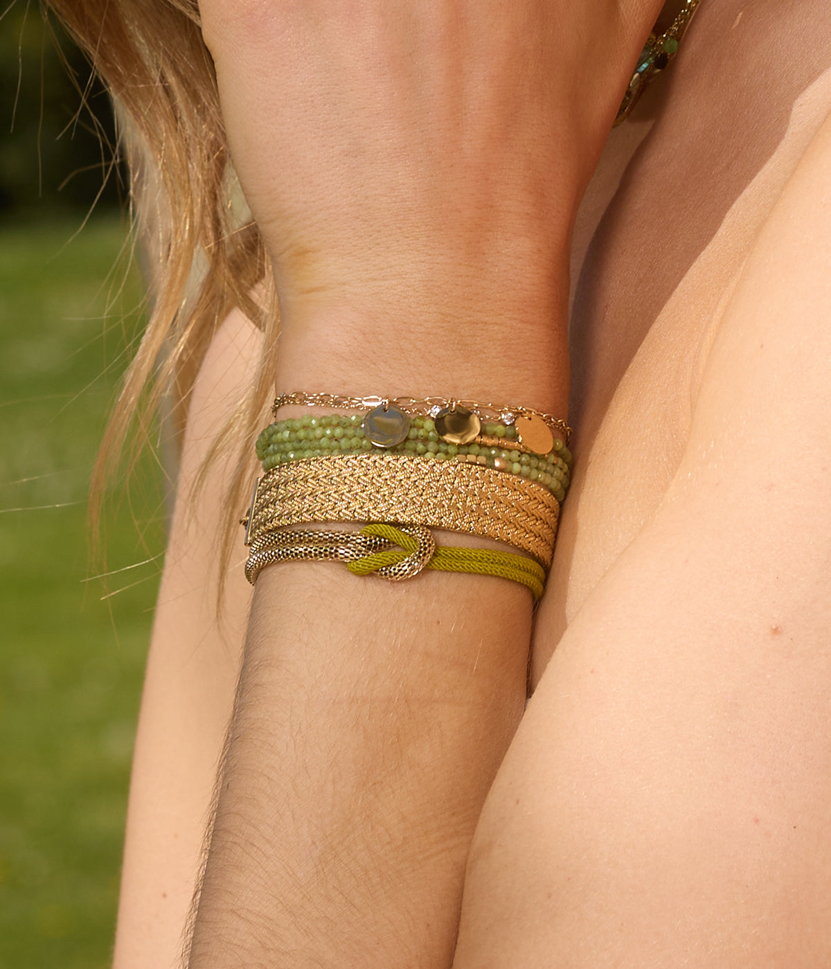 Bracelet Apietto (Acier doré)