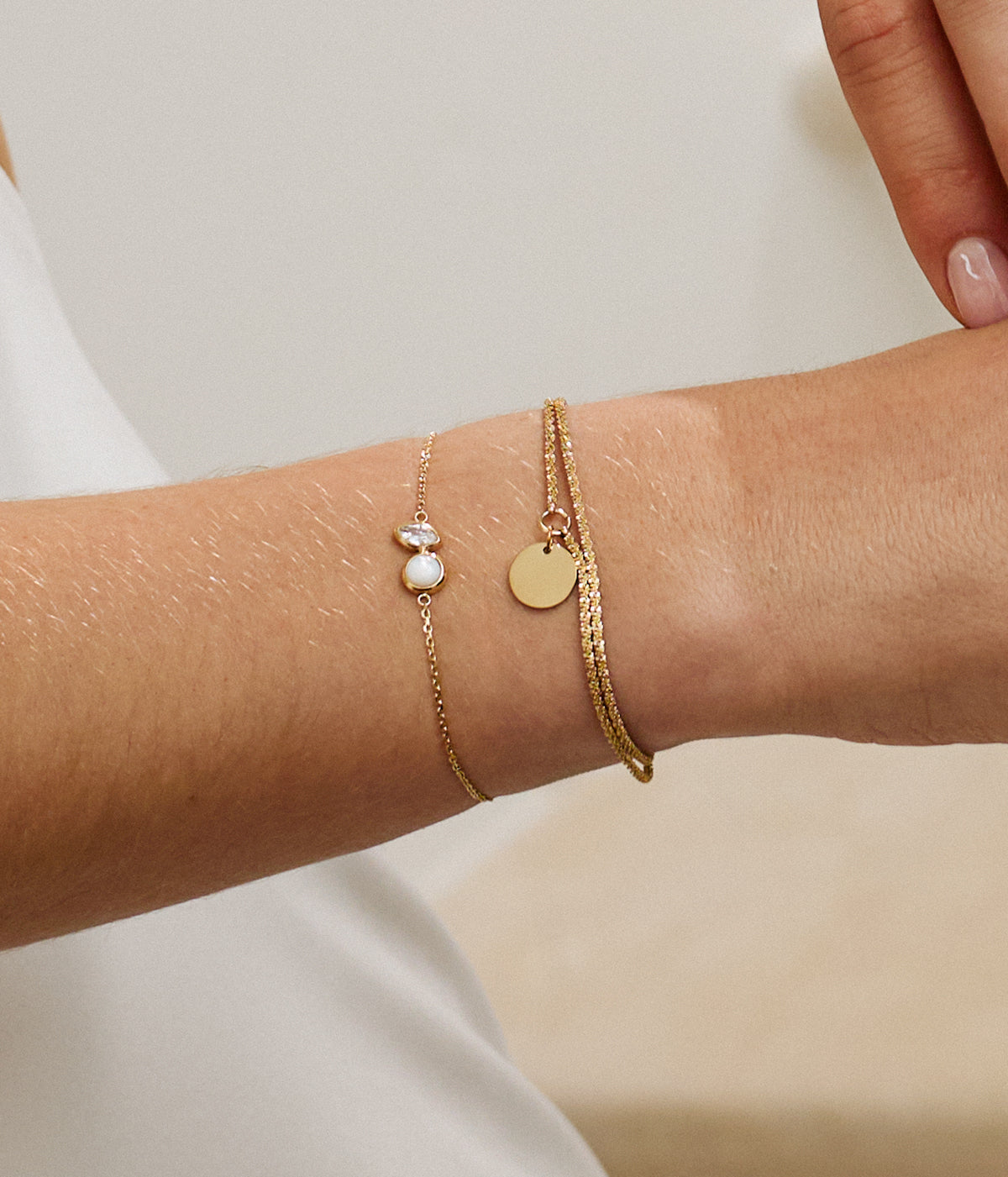 Bracelet Calca (Acier doré)