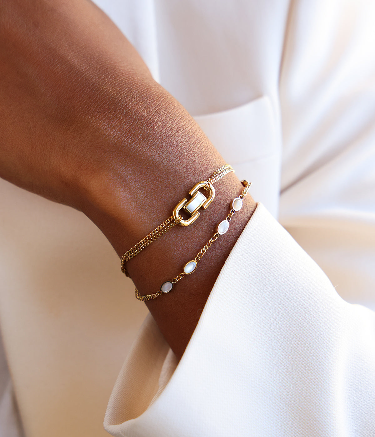 Bracelet Tropea (Acier doré)