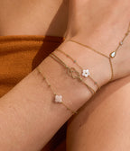 Bracelet Niamh (Acier doré)