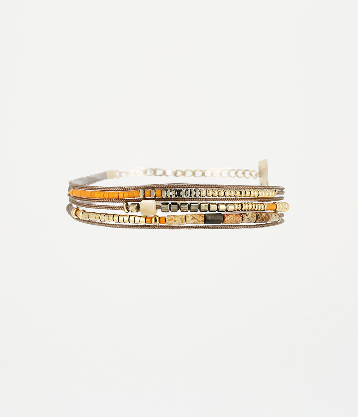 Bracelet Cube (Acier doré)