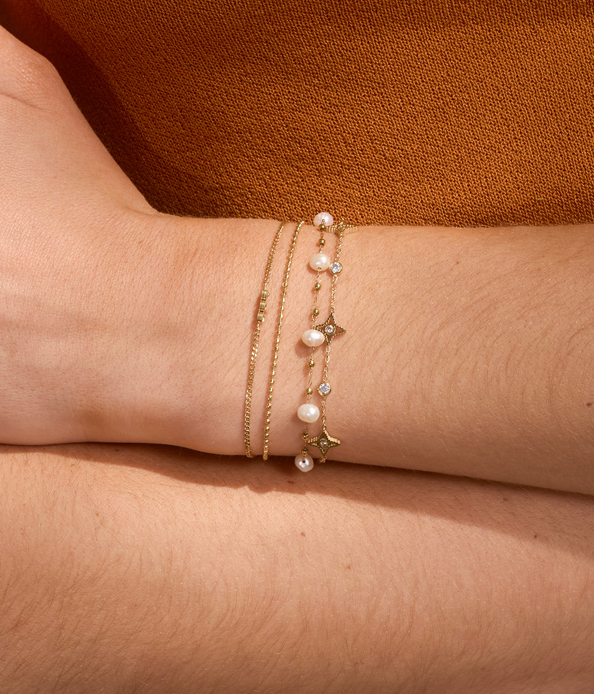 Bracelet Vincenza (Acier doré)