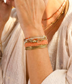 Bracelet Statius (Acier doré)