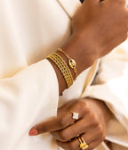Bracelet Regina (Acier doré)