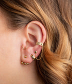 Piercing Fidji M (Acier doré)