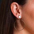 Boucles d'oreilles Paraty (Acier doré)