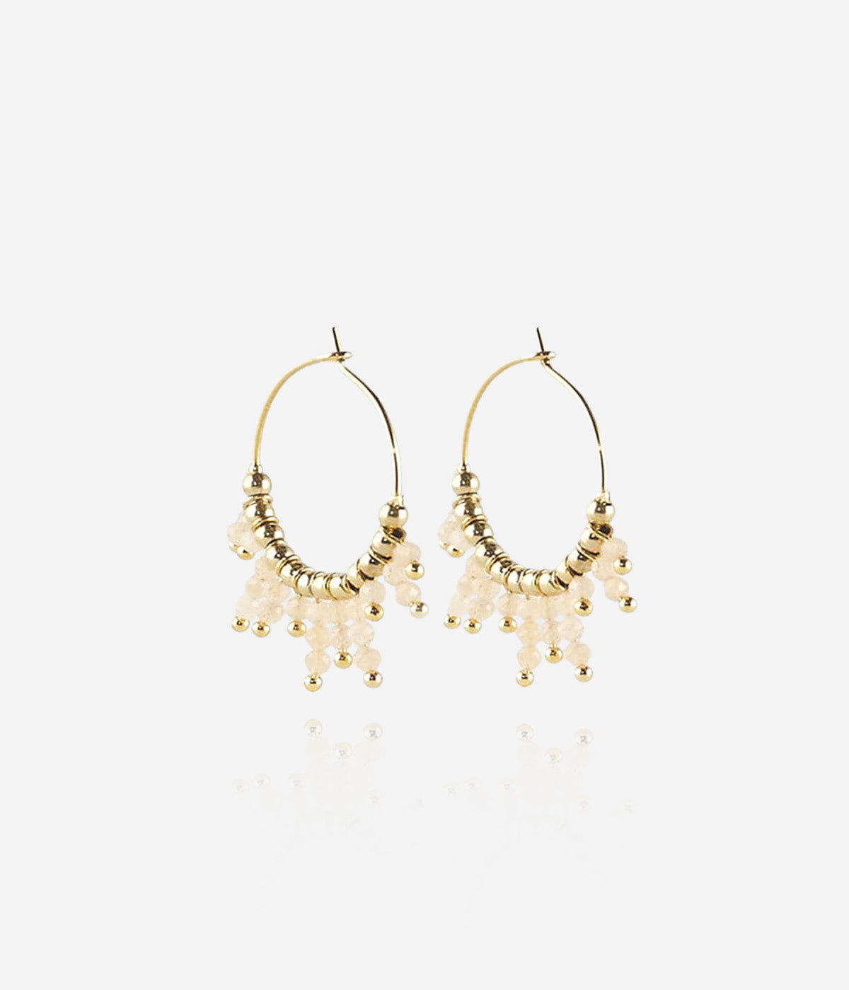 Boucles d'oreilles Incas (Acier doré)