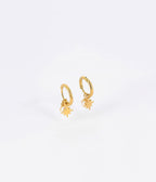 Boucles d'oreilles Phine (Acier doré)