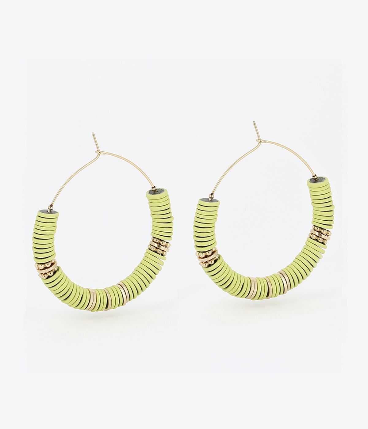 Boucles d'oreilles Belha (Acier doré)