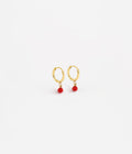 Boucles d'oreilles Billes (Acier doré)