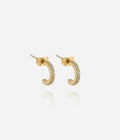 Boucles d'oreilles Winnie (Acier doré)