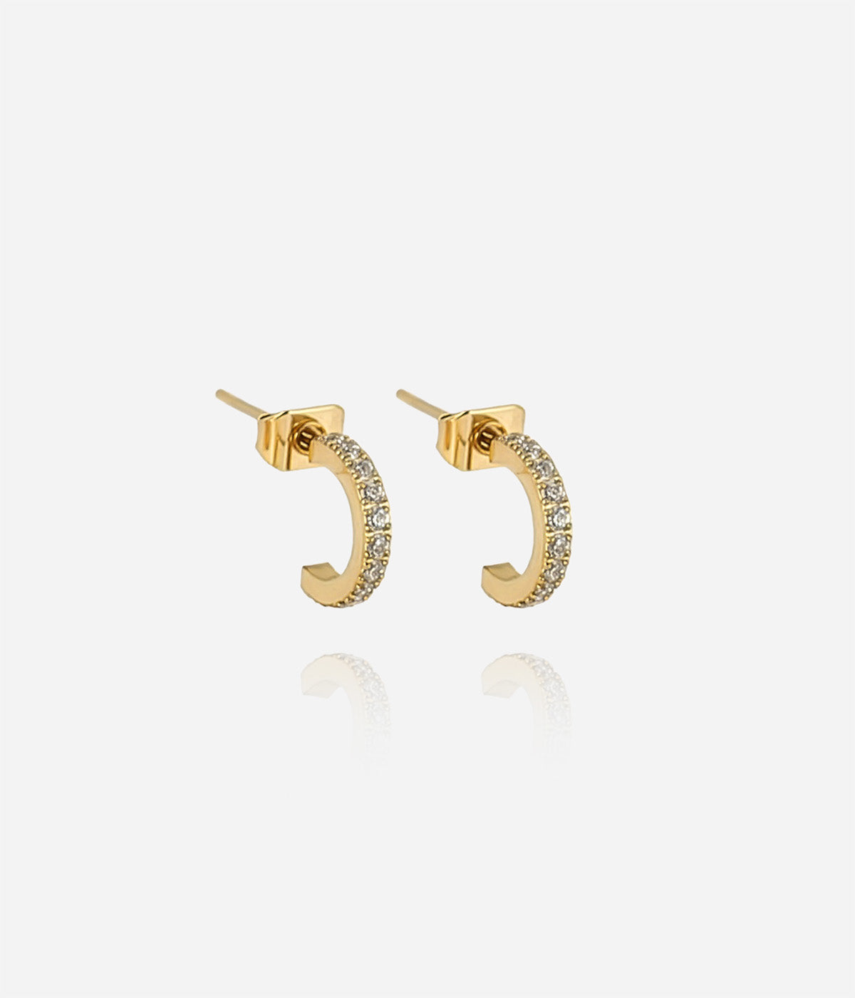 Boucles d'oreilles Winnie (Acier doré)
