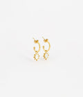 Boucles d'oreilles Riftan (Acier doré)