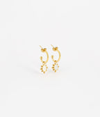 Boucles d'oreilles Riftan (Acier doré)