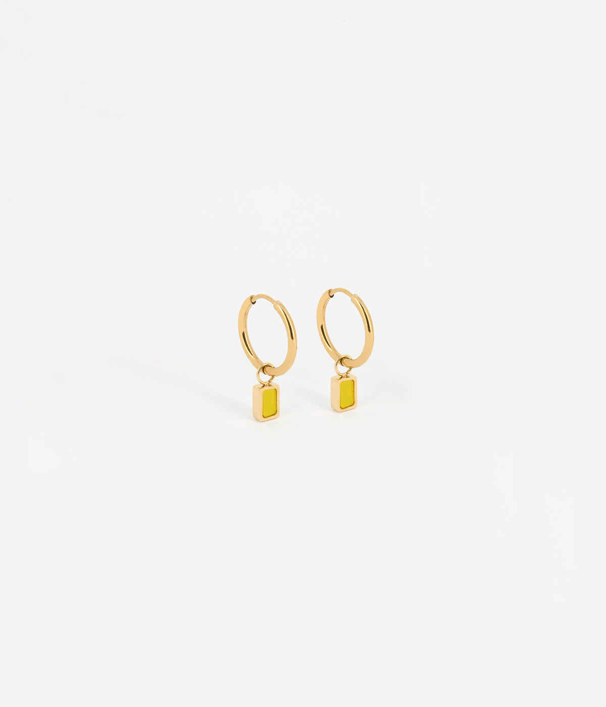 Boucles d'oreilles Ricky (Acier doré)