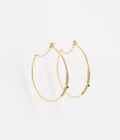 Boucles d'oreilles Charmed (Acier doré)