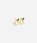 Boucles d'oreilles Lérida (Acier doré)