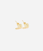 Boucles d'oreilles Mini Mandosa (Acier doré)