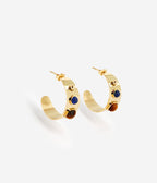 Boucles d'oreilles Cleo (Acier doré)