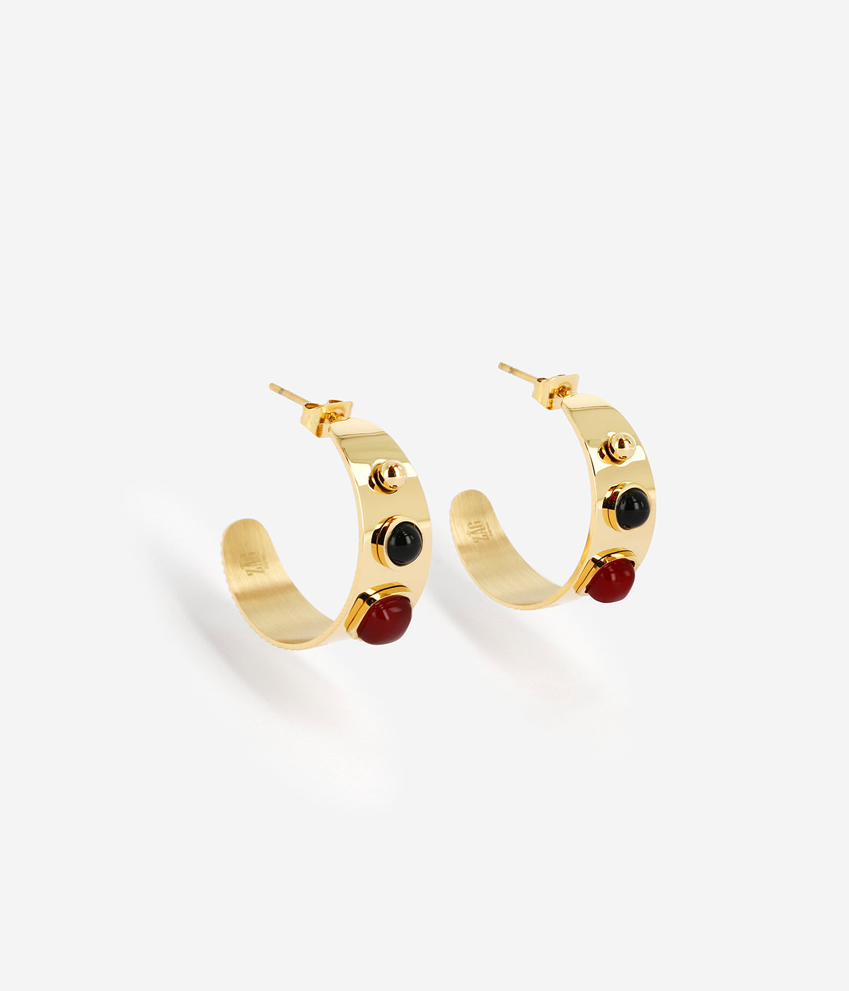 Boucles d'oreilles Cleo (Acier doré)