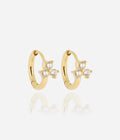 Boucles d'oreilles Nyx (Acier doré)
