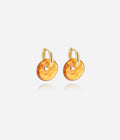 Boucles d'oreilles Chroma (Acier doré)