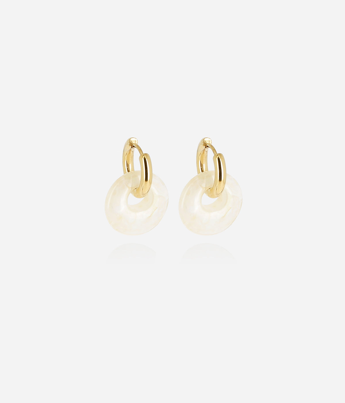 Boucles d'oreilles Chroma (Acier doré)