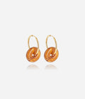 Boucles d'oreilles Shade (Acier doré)