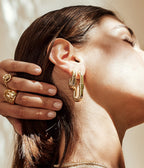 Boucles d'oreilles Lafra (Acier)