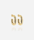 Boucles d'oreilles Lacia (Acier doré)