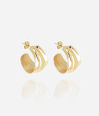 Boucles d'oreilles Melissa (Acier doré)