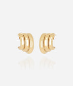 Boucles d'oreilles Ermina (Acier doré)