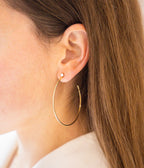 Boucles d'oreilles Romana (Acier doré)