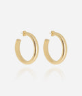 Boucles d'oreilles Itach (Acier doré)