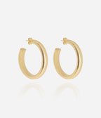 Boucles d'oreilles Itach (Acier doré)
