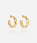 Boucles d'oreilles Kaneko (Acier doré)