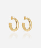 Boucles d'oreilles Kaneko (Acier doré)