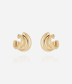 Boucles d'oreilles Amaya (Acier doré)