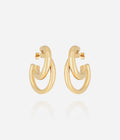 Boucles d'oreilles Kaylee (Acier doré)
