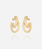 Boucles d'oreilles Kaylee (Acier doré)
