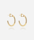 Boucles d'oreilles Syra (Acier doré)