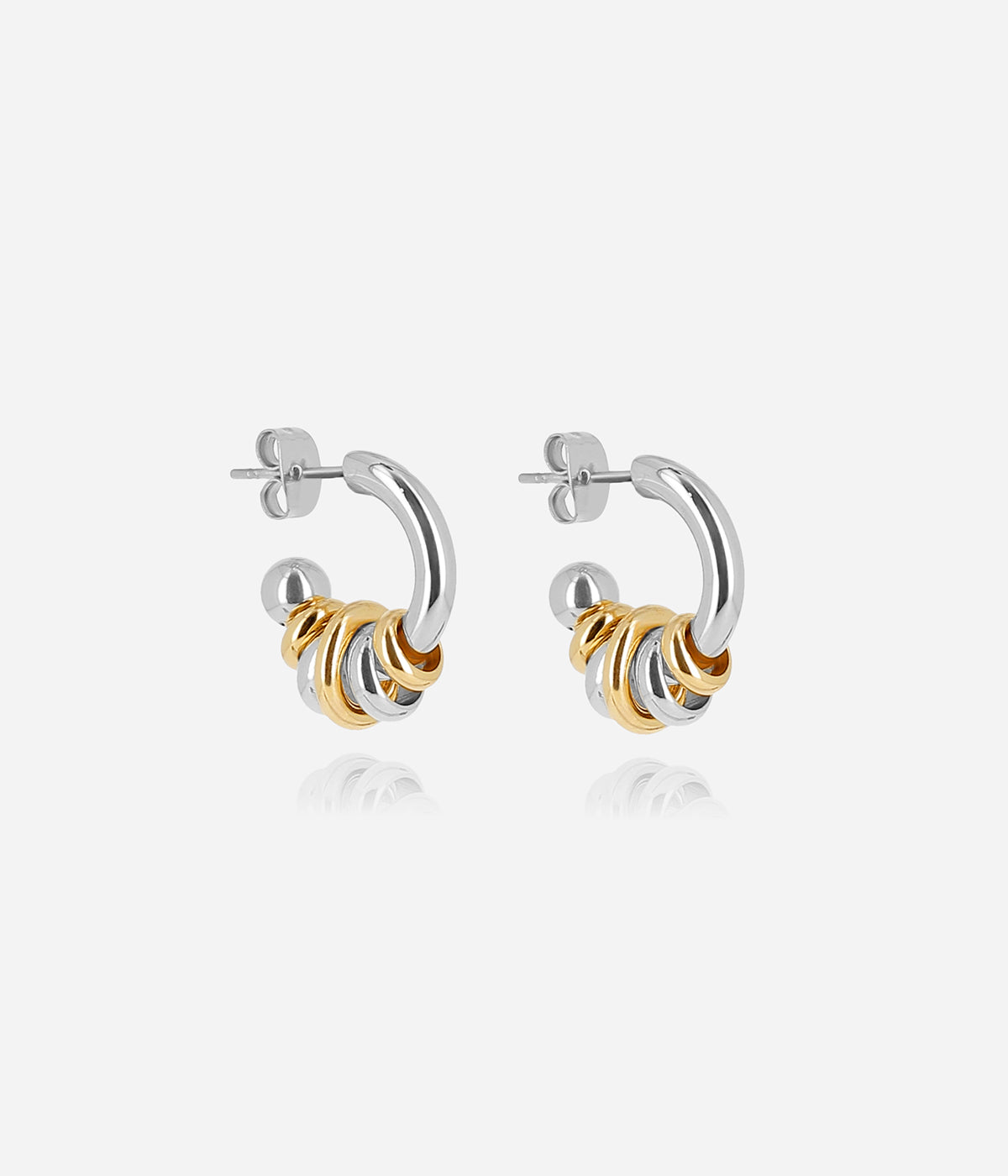 Boucles d'oreilles Portia (Acier mix)